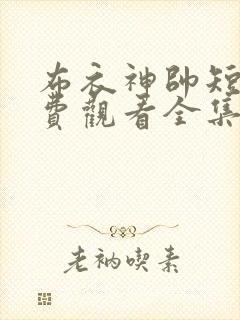 布衣神帅短剧免费观看全集