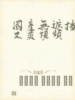 国产无遮挡又黄又爽视频