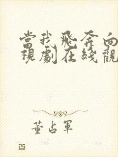 当我飞奔向你电视剧在线观看免费版