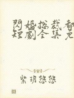 闪婚总裁都很穷短剧全集免费观看