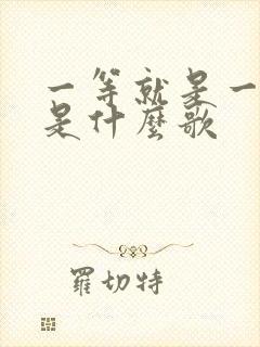 一等就是一年多是什么歌