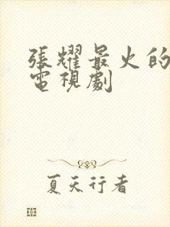 张耀最火的5部电视剧