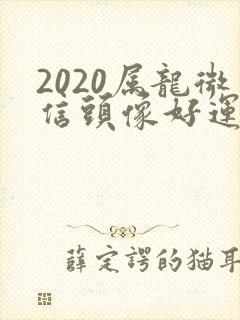 2020属龙微信头像好运招财头像