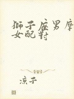 狮子座男摩羯座女配对