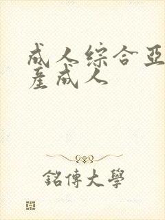 成人综合亚洲国产成人