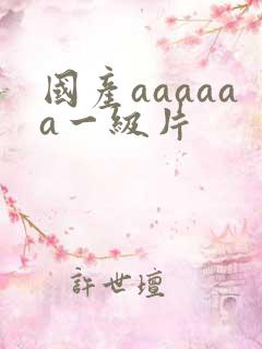 国产aaaaaa一级片