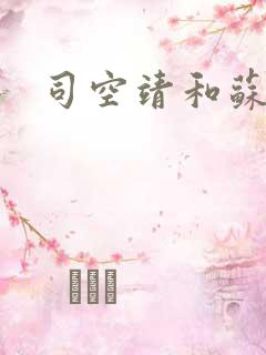 司空靖和苏月汐