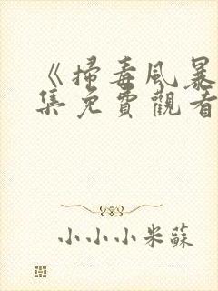 《扫毒风暴》全集免费观看