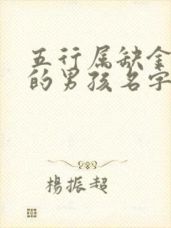 五行属缺金和土的男孩名字