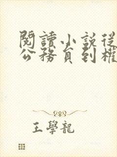 阅读小说从乡镇公务员到权力巅峰