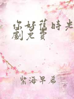 你好旧时光电视剧免费