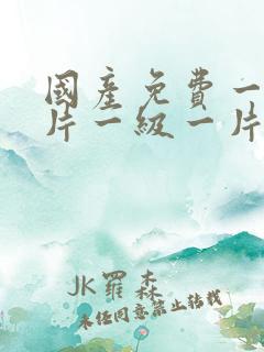 国产免费一a一片一级一片