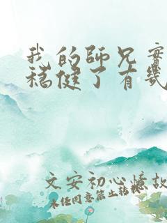 我的师兄实在太稳健了有几个女主