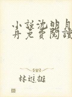 小说沈明月顾远舟免费阅读