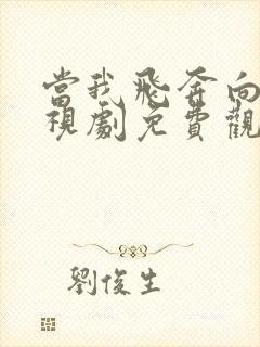 当我飞奔向你电视剧免费观看32集