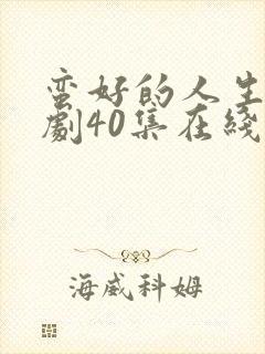蛮好的人生电视剧40集在线观看免费