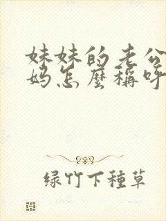 妹妹的老公的妈妈怎么称呼