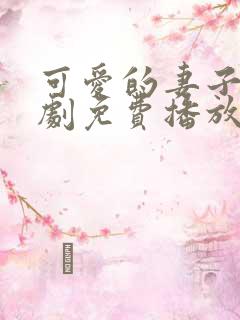 可爱的妻子电视剧免费播放