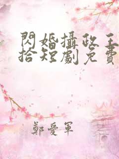 闪婚摄政王欠收拾短剧免费观看