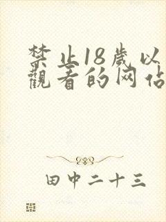 禁止18岁以下观看的网站