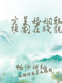 完美婚姻韩剧电视剧在线观看免费