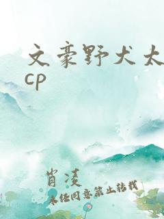 文豪野犬太宰治cp