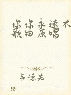 你你永远不懂我歌曲原唱