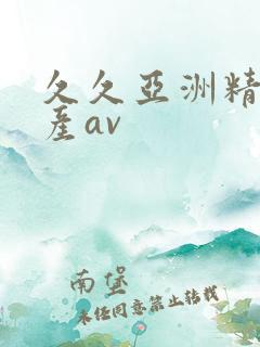 久久亚洲精品国产av