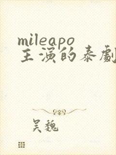 mileapo主演的泰剧