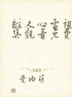 离人心电视剧全集观看免费播放