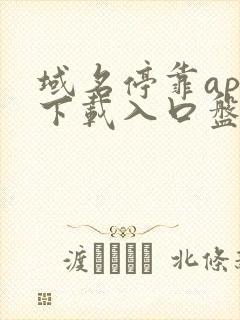 域名停靠app下载入口盘他