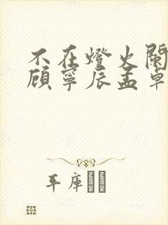 不在灯火阑珊处顾宁辰孟卓钰