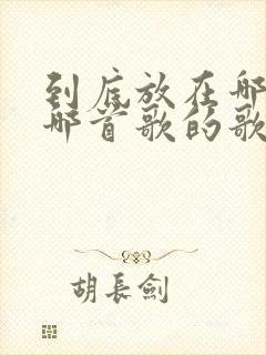 到底放在哪里是哪首歌的歌词