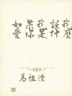 如果我说我真的爱你是什么歌