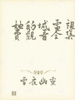 她的城电视剧免费观看全集