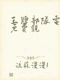 王牌部队电视剧免费观