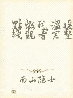 点燃我温暖你在线观看完整版免费