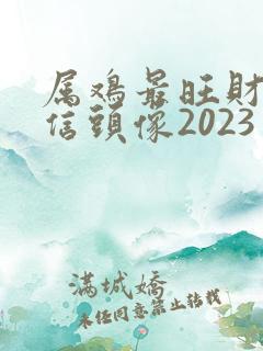 属鸡最旺财的微信头像2023