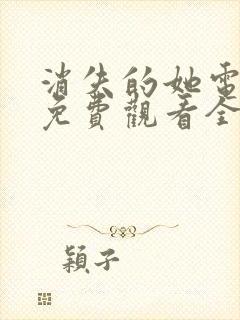 消失的她电视剧免费观看全集高清