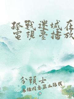 孤战迷城在哪个电视台播放