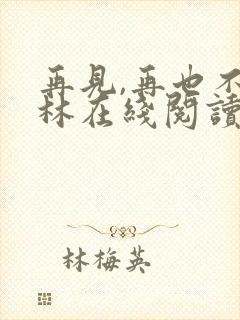 再见,再也不见林在线阅读