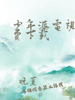 少年派电视剧免费下载