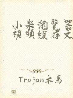 小米浏览器我的视频缓存文件在哪