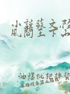 小说苏文,陆晚风阎王下山