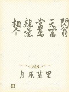 相亲当天闪婚了个亿万富翁