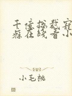 千亿总裁宠妻上瘾在线看小说