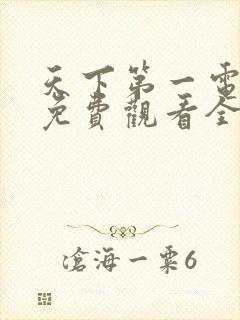 天下第一电视剧免费观看全集高清