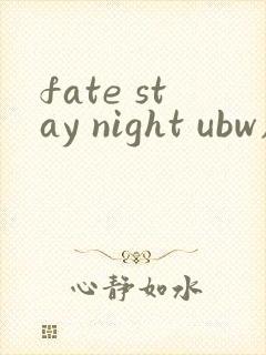fate stay night ubw剧场版