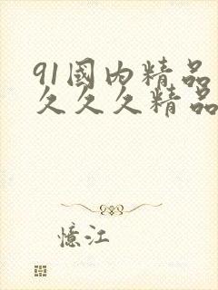 91国内精品久久久久精品一区