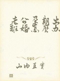 老公孕期出轨要离婚怎么办我不想离